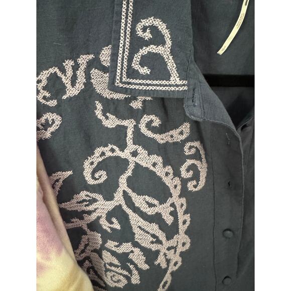 NWOT Upcycled Free People Embroidered Top and Champion Tie Dyed Sweatshirt  S-L - Picture 8 of 10